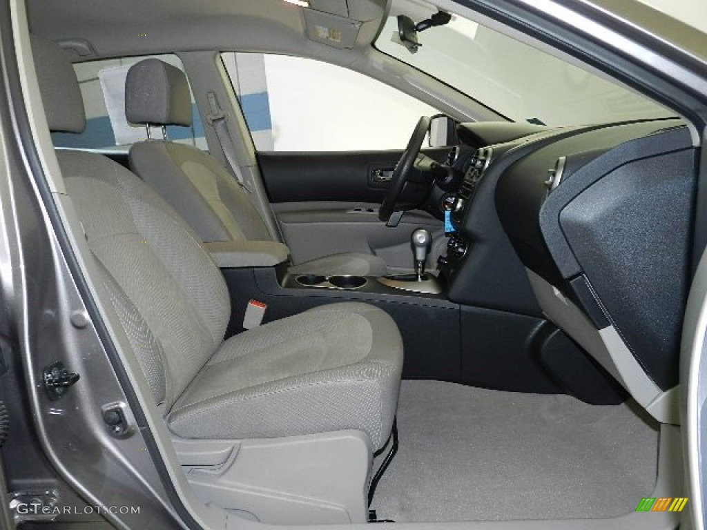 2011 Rogue S AWD - Platinum Graphite / Gray photo #12