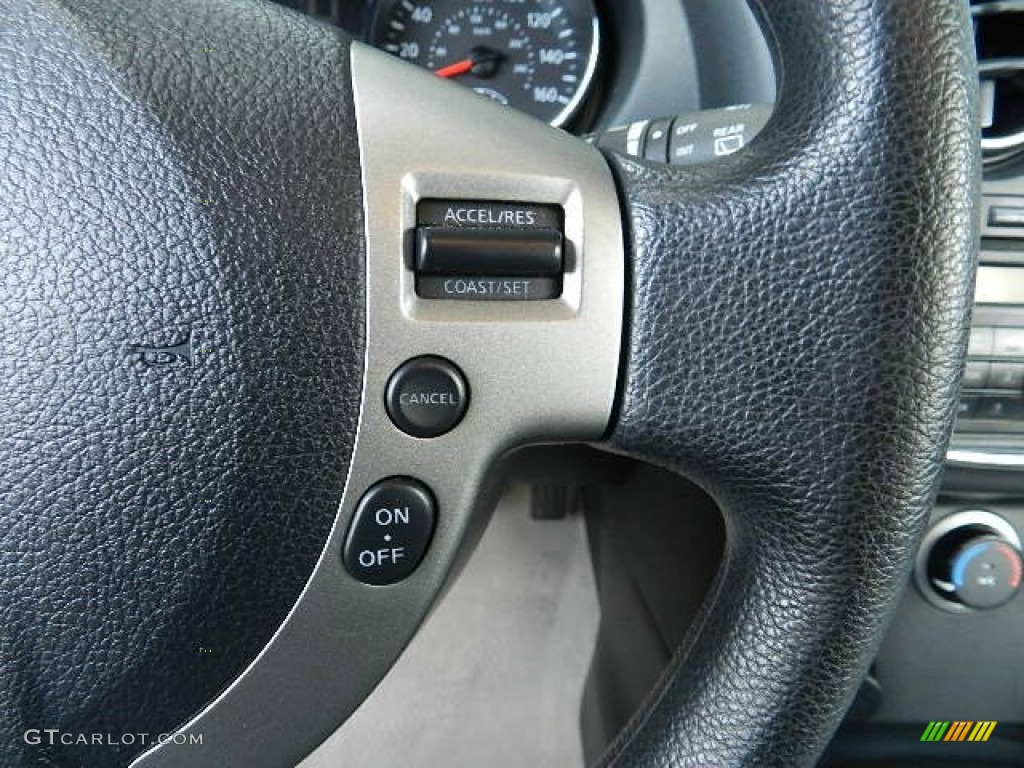 2011 Rogue S AWD - Platinum Graphite / Gray photo #21