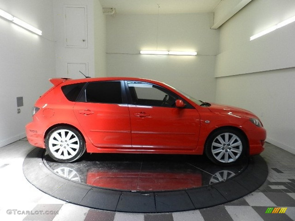 True Red 2009 Mazda MAZDA3 MAZDASPEED3 Grand Touring Exterior Photo #68942004