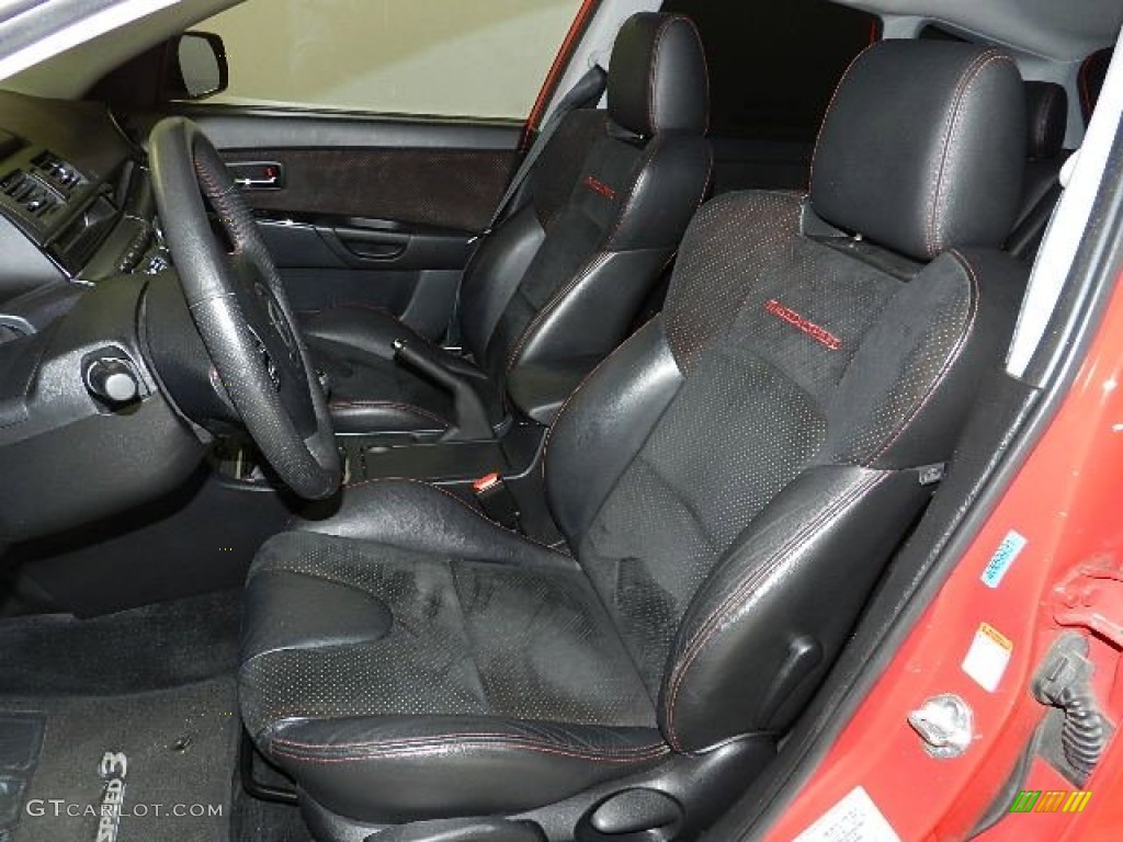 Black Interior 2009 Mazda MAZDA3 MAZDASPEED3 Grand Touring Photo #68942081