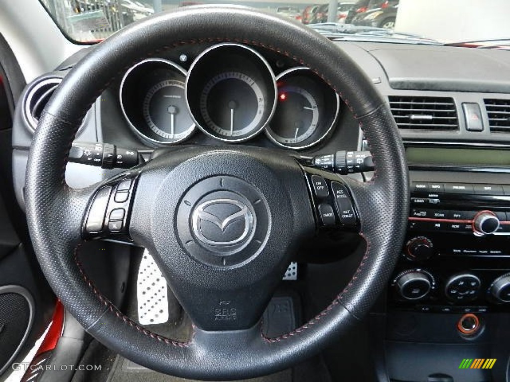 2009 Mazda MAZDA3 MAZDASPEED3 Grand Touring Steering Wheel Photos