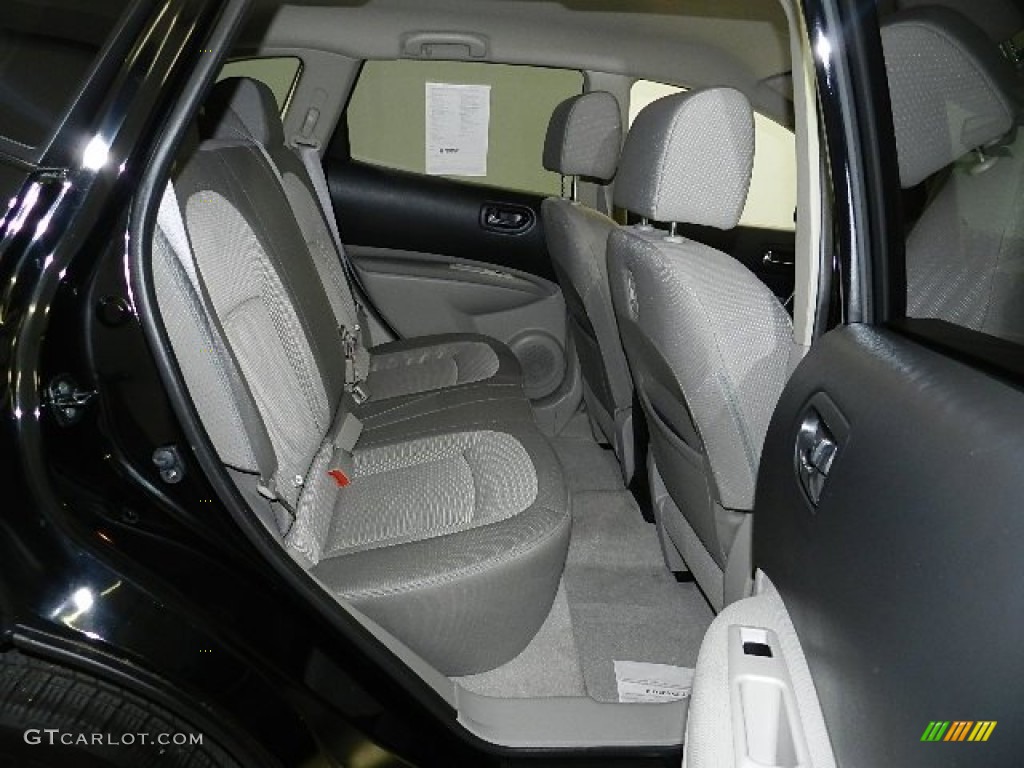 2011 Rogue SV AWD - Wicked Black / Gray photo #10
