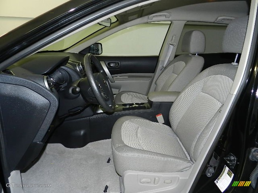 2011 Rogue SV AWD - Wicked Black / Gray photo #14