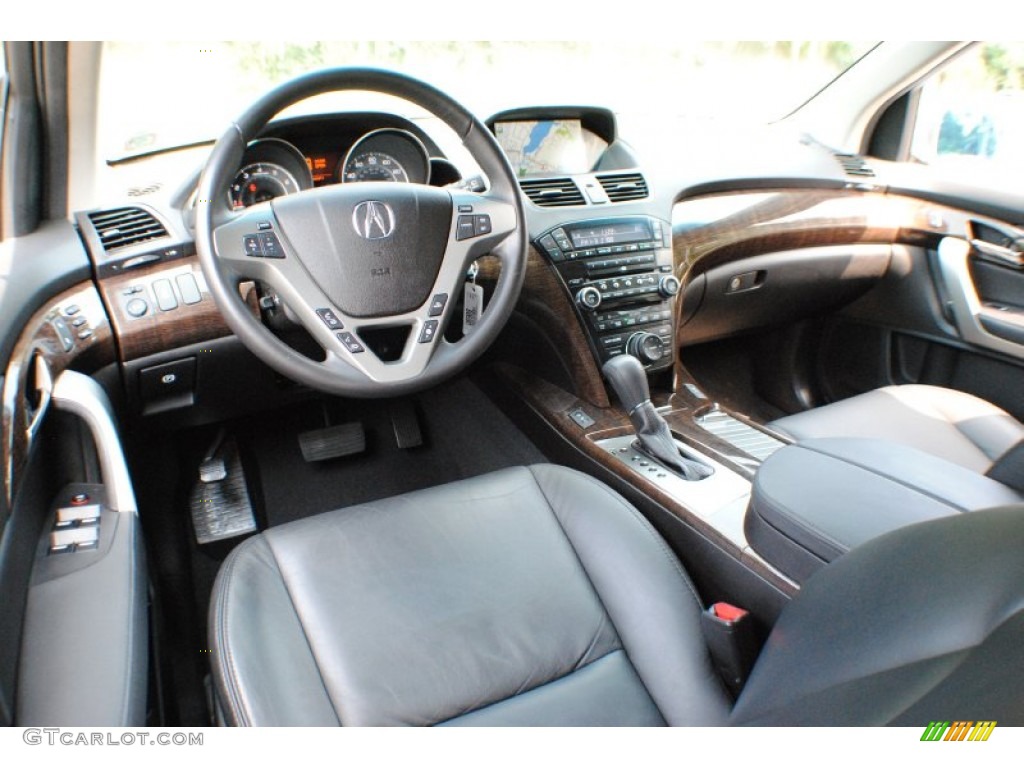 Ebony Interior 2010 Acura MDX Technology Photo #68942751