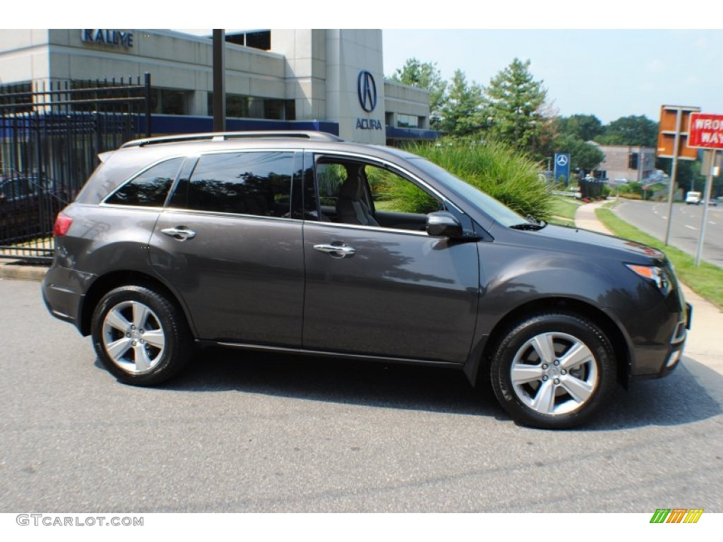 2010 MDX Technology - Grigio Metallic / Taupe Gray photo #3