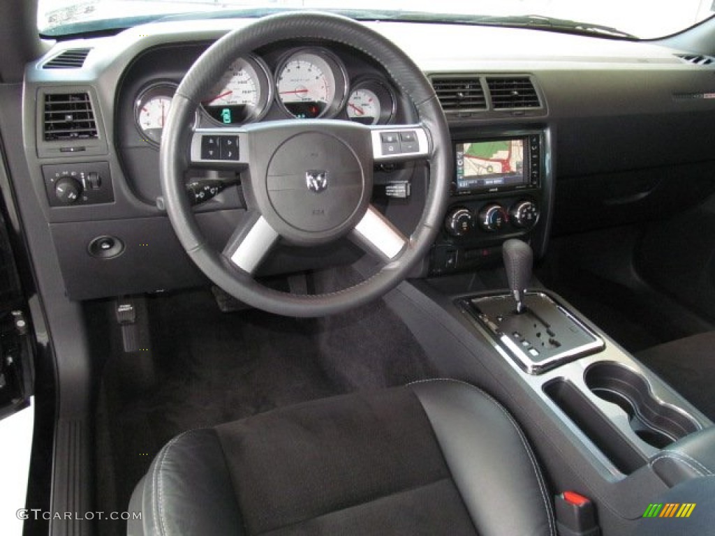 2010 Dodge Challenger SRT8 Dark Slate Gray Dashboard Photo #68944995