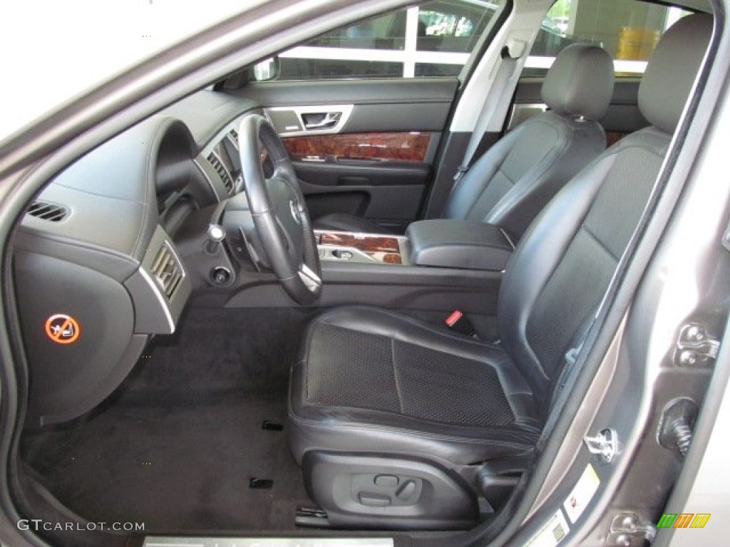 Charcoal/Charcoal Interior 2009 Jaguar XF Luxury Photo #68945253