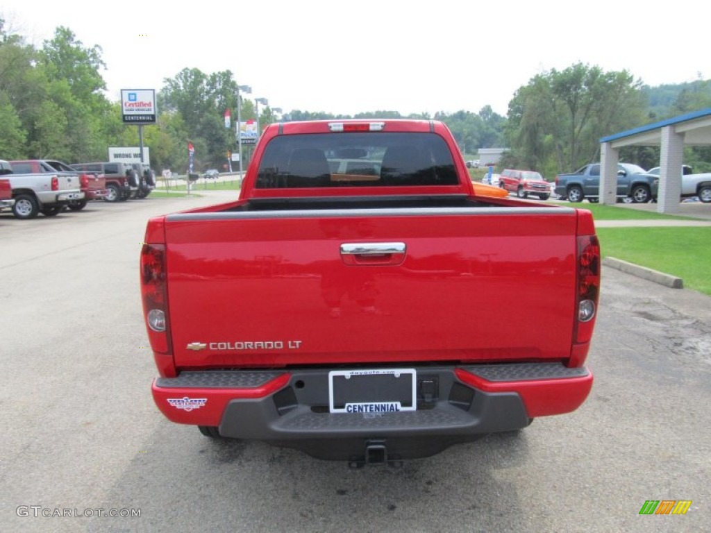 2012 Colorado LT Extended Cab 4x4 - Victory Red / Ebony photo #3