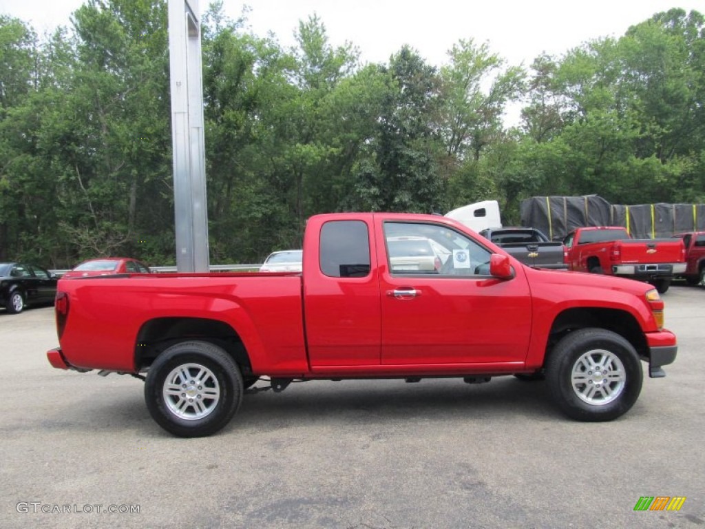 Victory Red 2012 Chevrolet Colorado LT Extended Cab 4x4 Exterior Photo #68945307