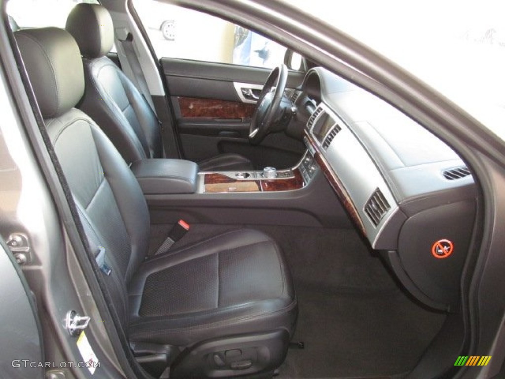 Charcoal/Charcoal Interior 2009 Jaguar XF Luxury Photo #68945334