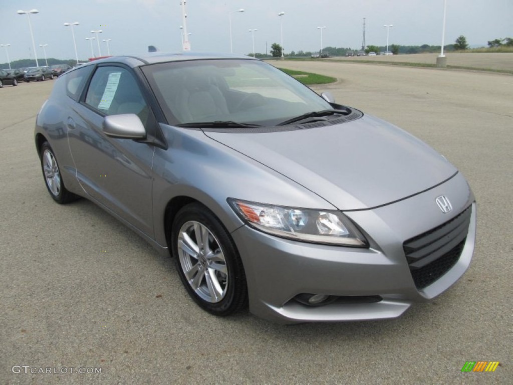 Storm Silver Metallic 2011 Honda CR-Z EX Sport Hybrid Exterior Photo #68947938