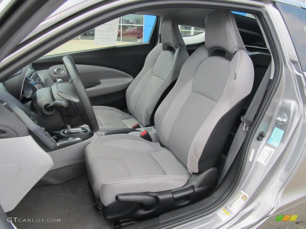 Gray Fabric Interior 2011 Honda CR-Z EX Sport Hybrid Photo #68947950