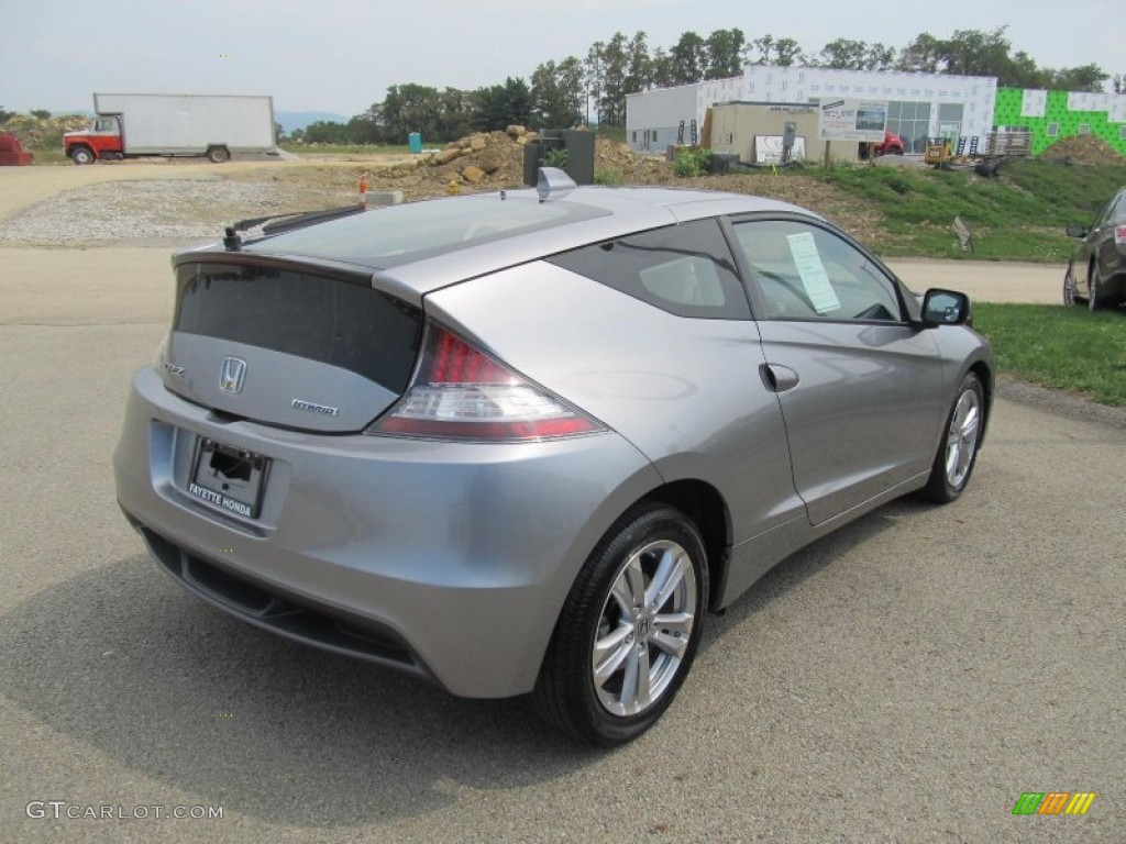 Storm Silver Metallic 2011 Honda CR-Z EX Sport Hybrid Exterior Photo #68947992