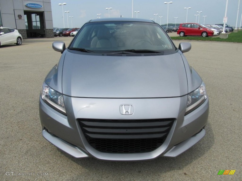 Storm Silver Metallic 2011 Honda CR-Z EX Sport Hybrid Exterior Photo #68947995