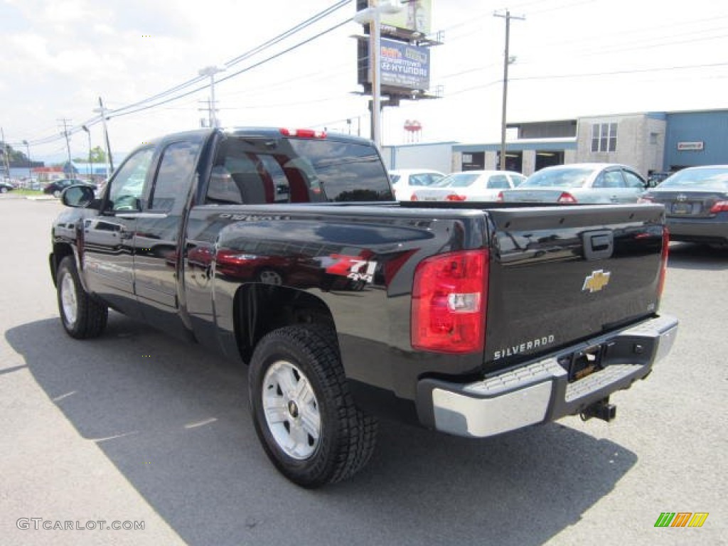 2007 Silverado 1500 LTZ Extended Cab 4x4 - Black / Ebony Black photo #9