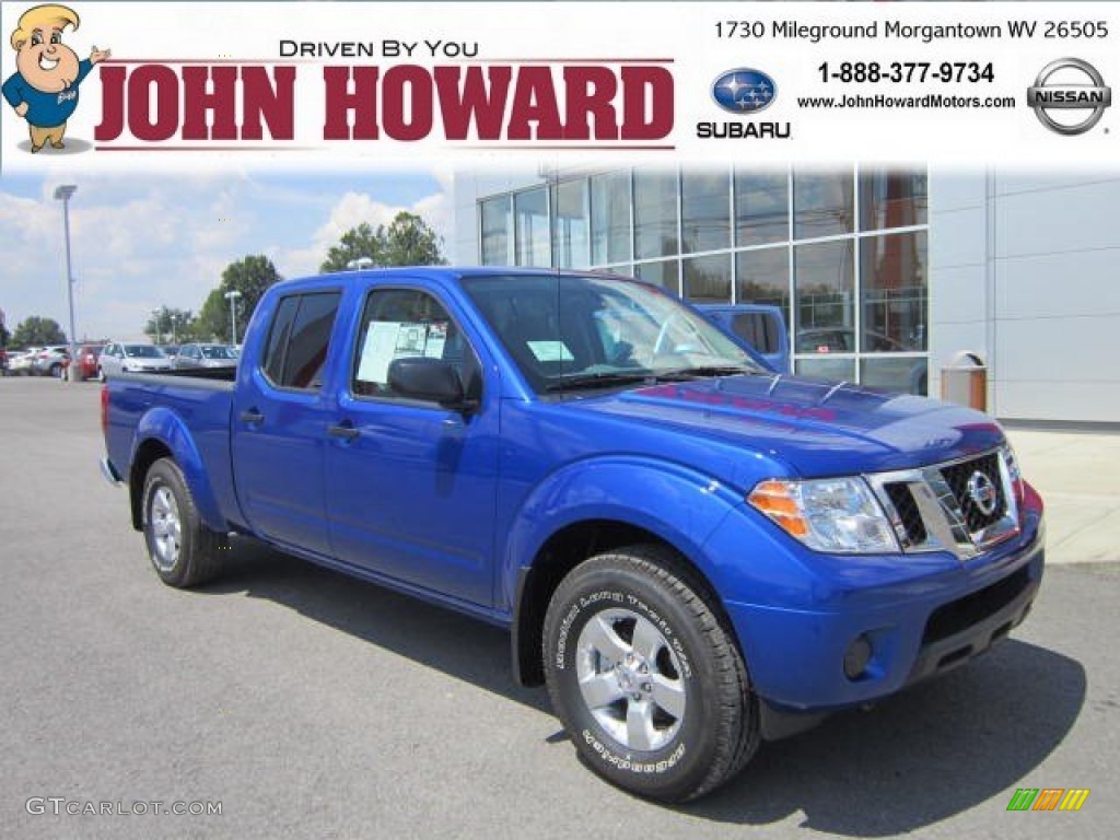 2012 Frontier SV Crew Cab 4x4 - Metallic Blue / Steel photo #1