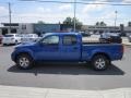 2012 Metallic Blue Nissan Frontier SV Crew Cab 4x4  photo #4