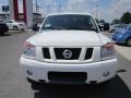 2012 Blizzard White Nissan Titan Pro-4X Crew Cab 4x4  photo #2