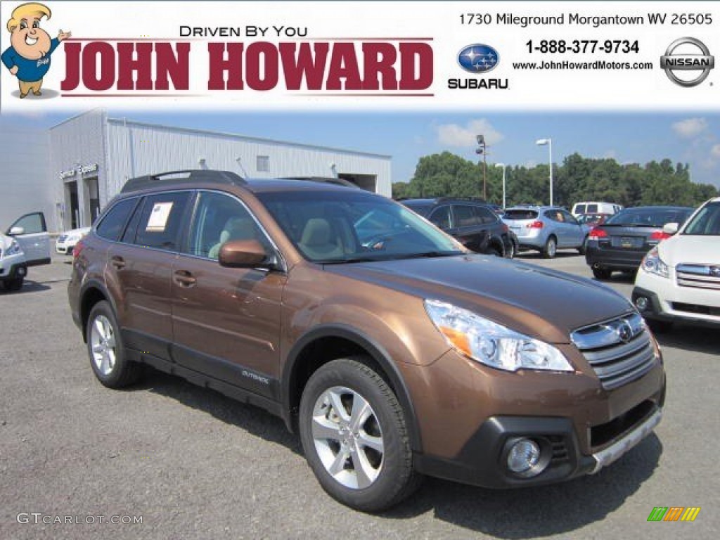 2013 Outback 3.6R Limited - Caramel Bronze Pearl / Warm Ivory Leather photo #1