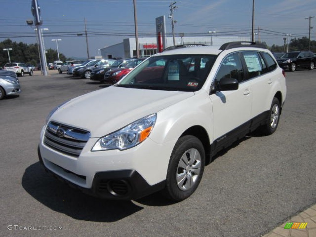 Satin White Pearl 2013 Subaru Outback 2.5i Exterior Photo #68949804