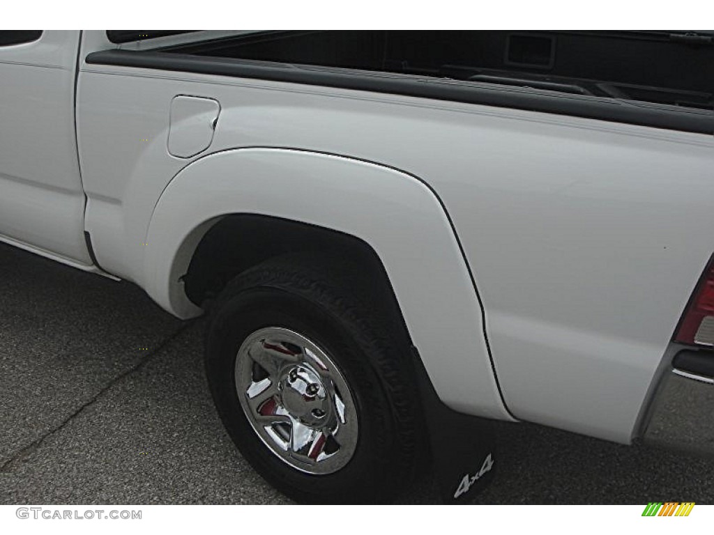 2009 Tacoma V6 SR5 Access Cab 4x4 - Super White / Graphite Gray photo #30