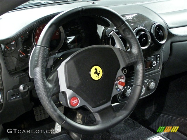 2006 Ferrari F430 Coupe F1, Black / Black Leather Interior, F1Gearbox Paddle shifter 2006 Ferrari F430 Coupe F1 Parts