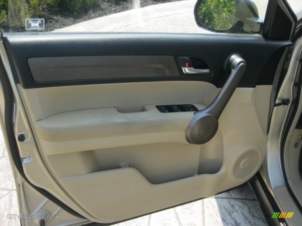2009 CR-V EX 4WD - Borrego Beige Metallic / Ivory photo #12