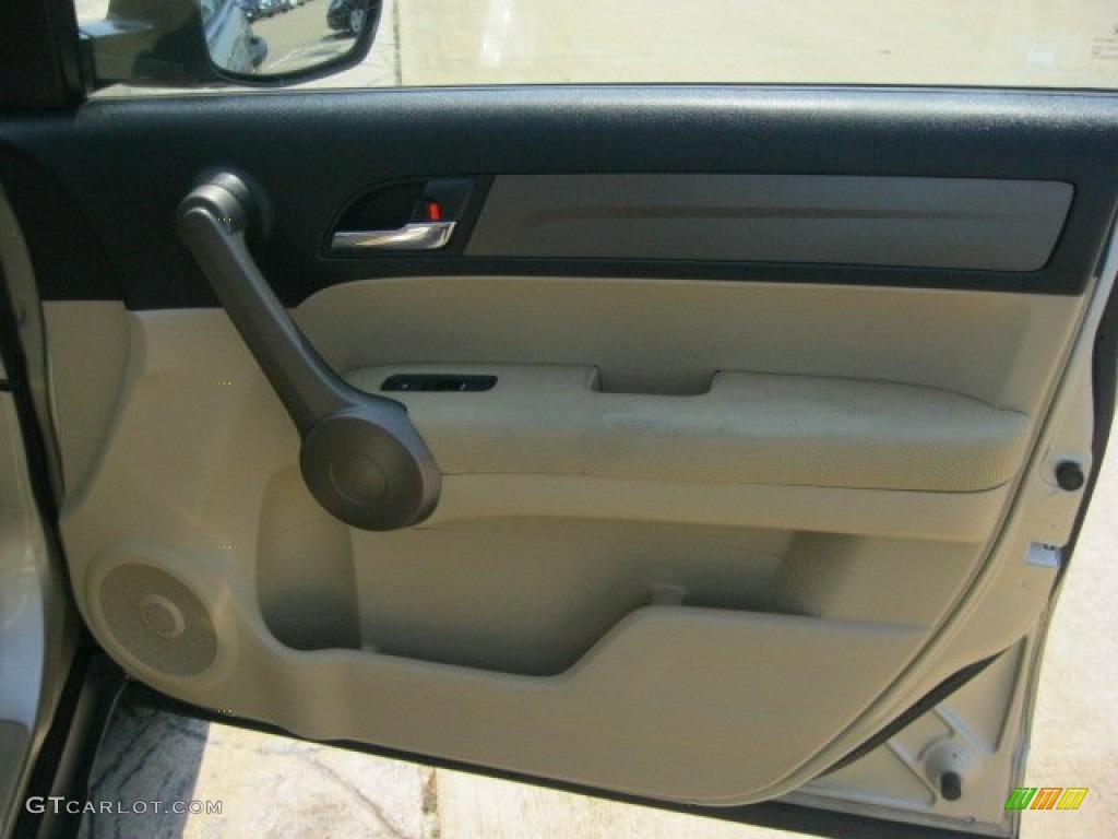 2009 CR-V EX 4WD - Borrego Beige Metallic / Ivory photo #30