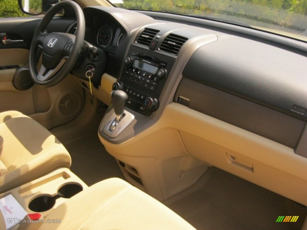 2009 CR-V EX 4WD - Borrego Beige Metallic / Ivory photo #32