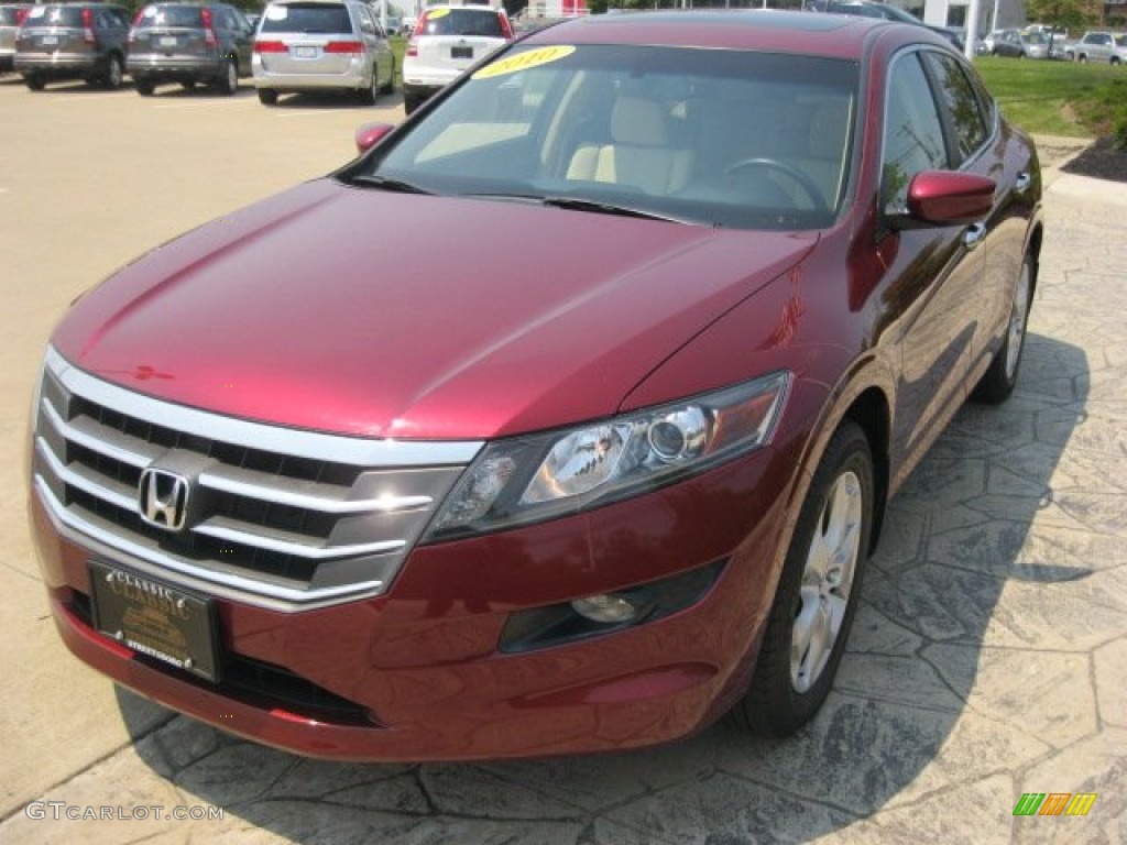 2010 Accord Crosstour EX-L 4WD - Tango Red Pearl / Ivory photo #1