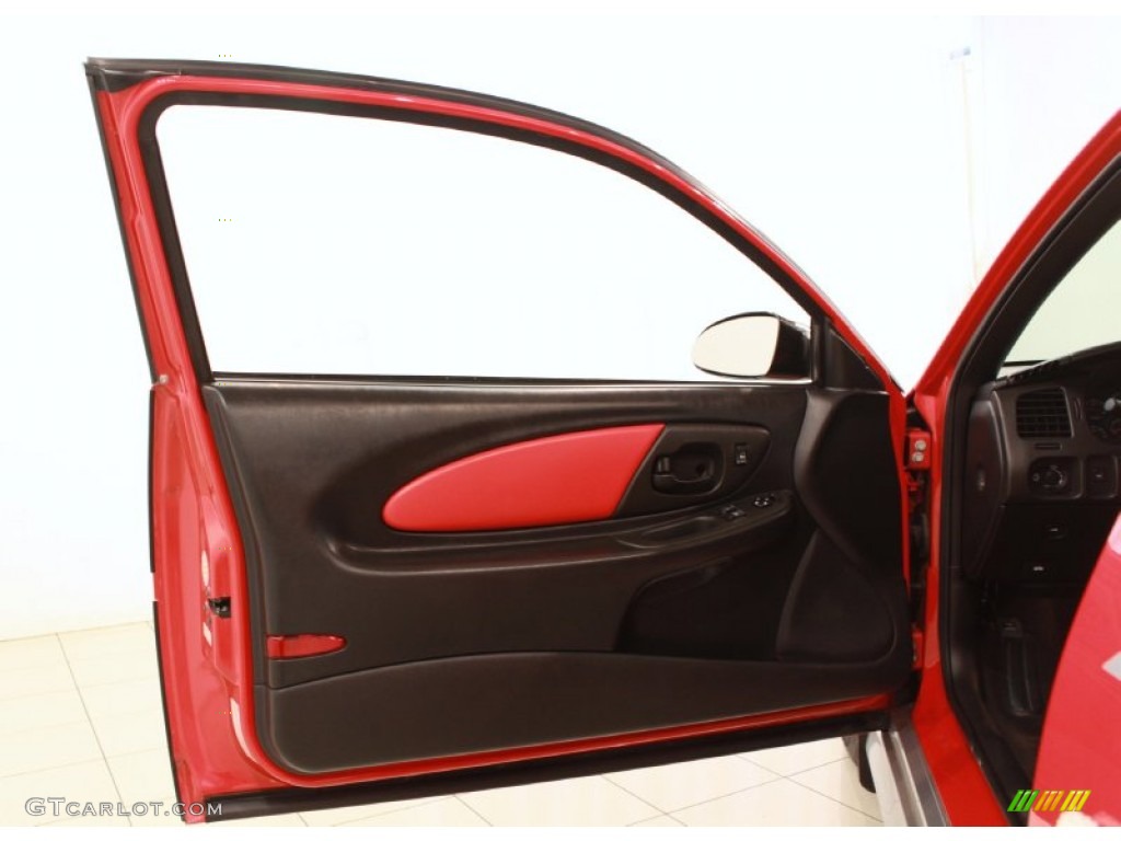 2000 Chevrolet Monte Carlo Limited Edition Pace Car SS Red/Ebony Door Panel Photo #68952363