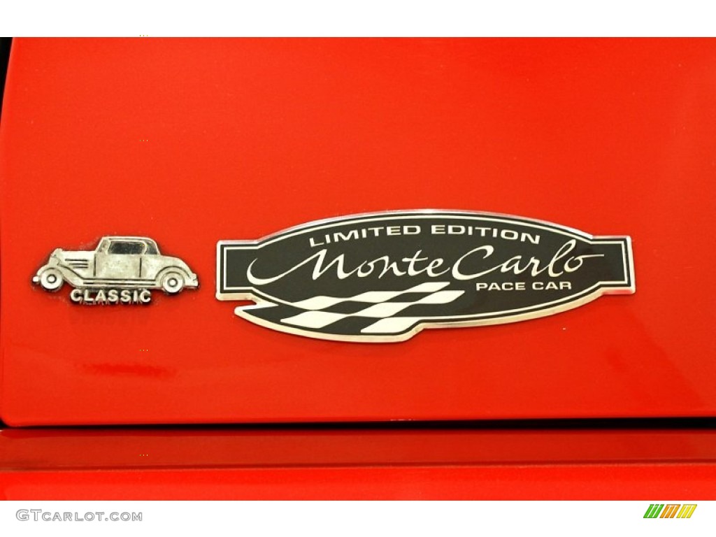 2000 Monte Carlo Limited Edition Pace Car SS - Torch Red / Red/Ebony photo #30