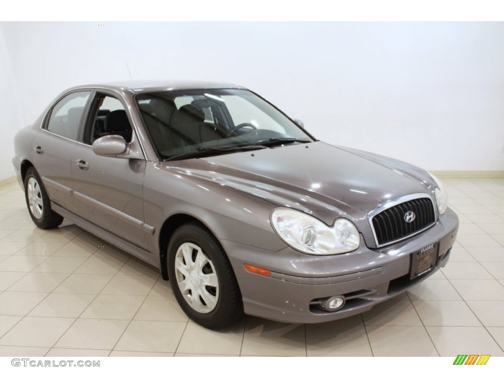 2004 Sonata V6 - Slate Gray / Black photo #1