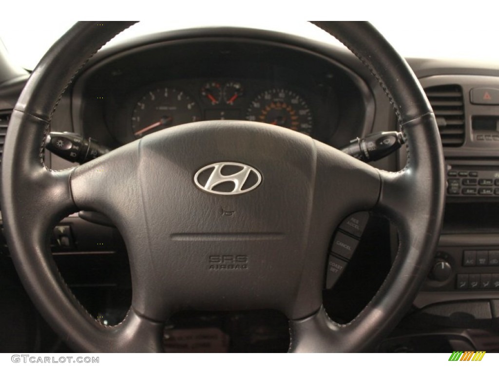2004 Sonata V6 - Slate Gray / Black photo #7