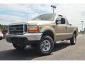 2000 Harvest Gold Metallic Ford F250 Super Duty Lariat Extended Cab 4x4 #68890067