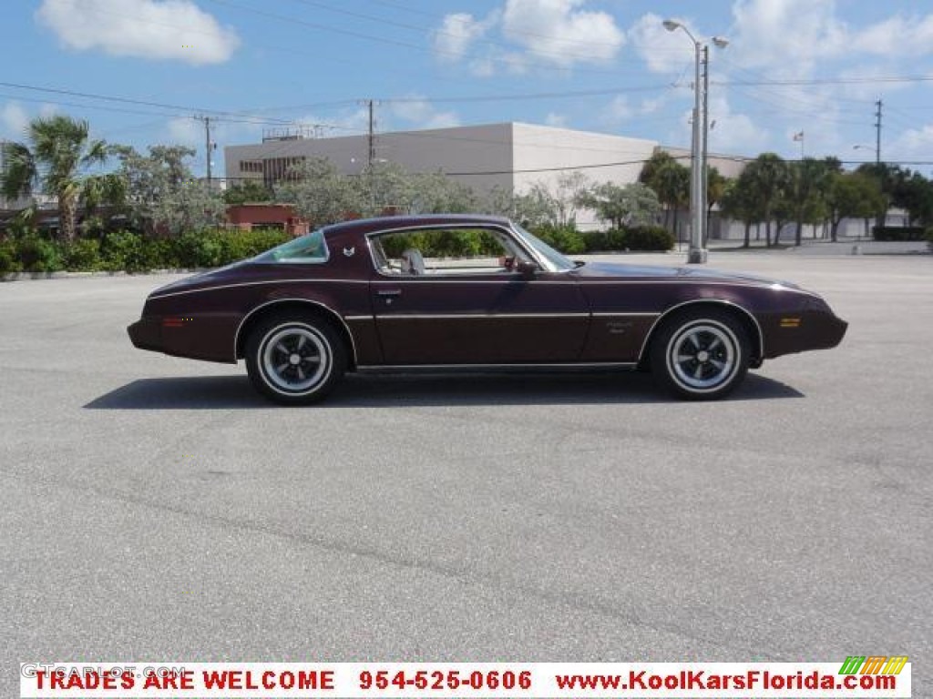 1980 Firebird Esprit - Montreux Maroon / Oyster/Carmine photo #2