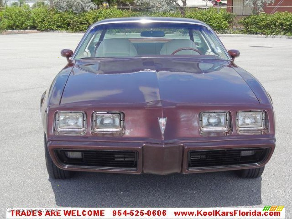 1980 Firebird Esprit - Montreux Maroon / Oyster/Carmine photo #8