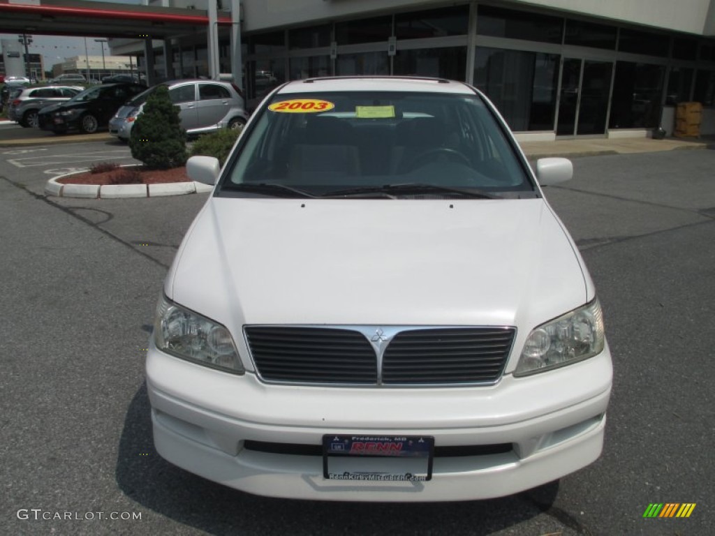 2003 Lancer OZ Rally - Diamond White Pearl / Black photo #8