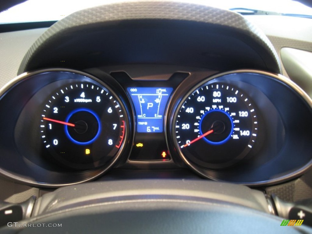 2013 Hyundai Veloster Standard Veloster Model Gauges Photo #68954762