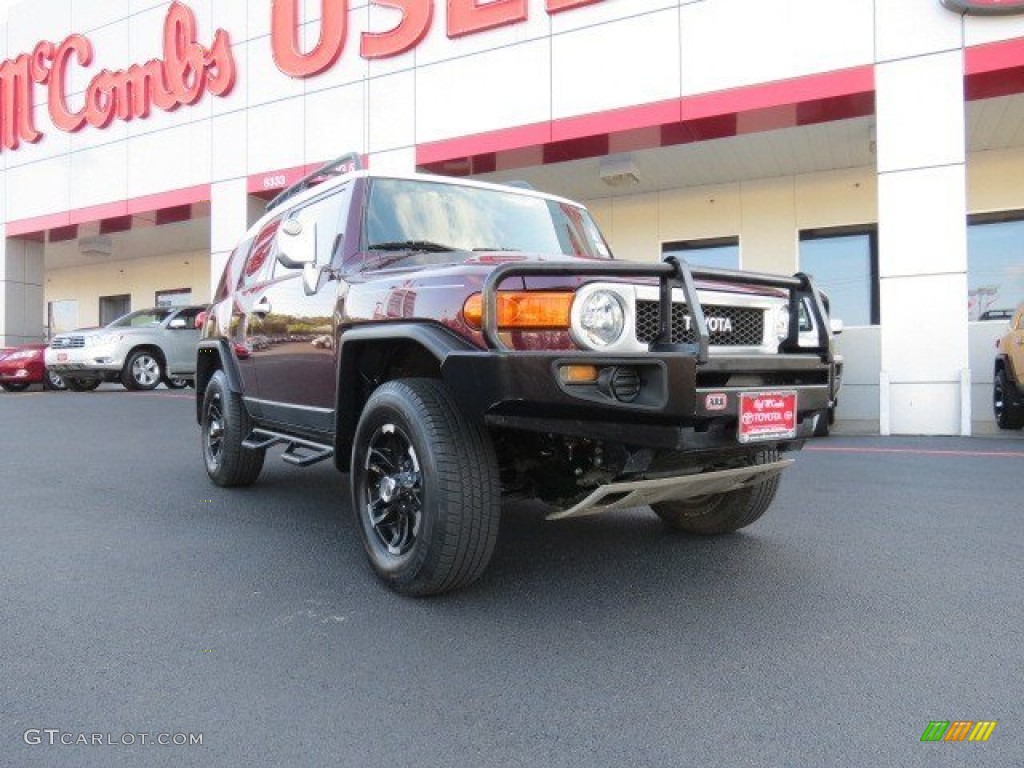 2007 FJ Cruiser 4WD - Black Cherry Pearl / Dark Charcoal photo #1