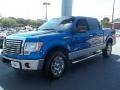2011 Blue Flame Metallic Ford F150 XLT SuperCrew  photo #7