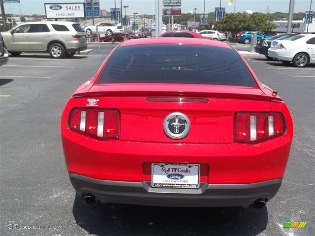 2012 Mustang V6 Coupe - Race Red / Charcoal Black photo #4