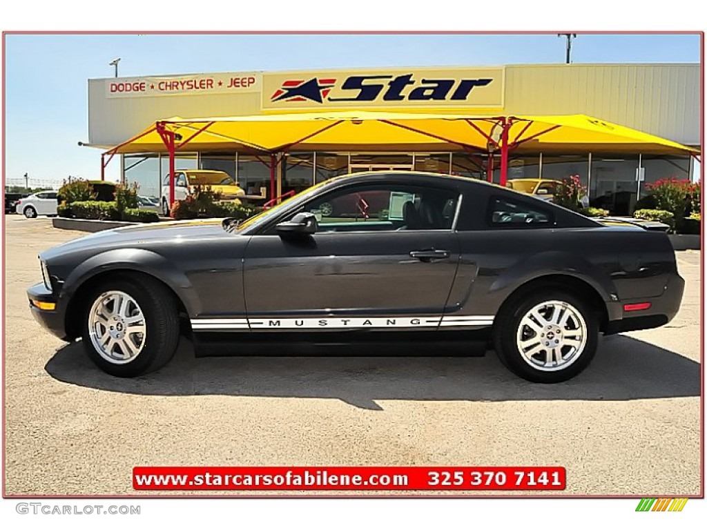 2007 Mustang V6 Premium Coupe - Alloy Metallic / Dark Charcoal photo #2