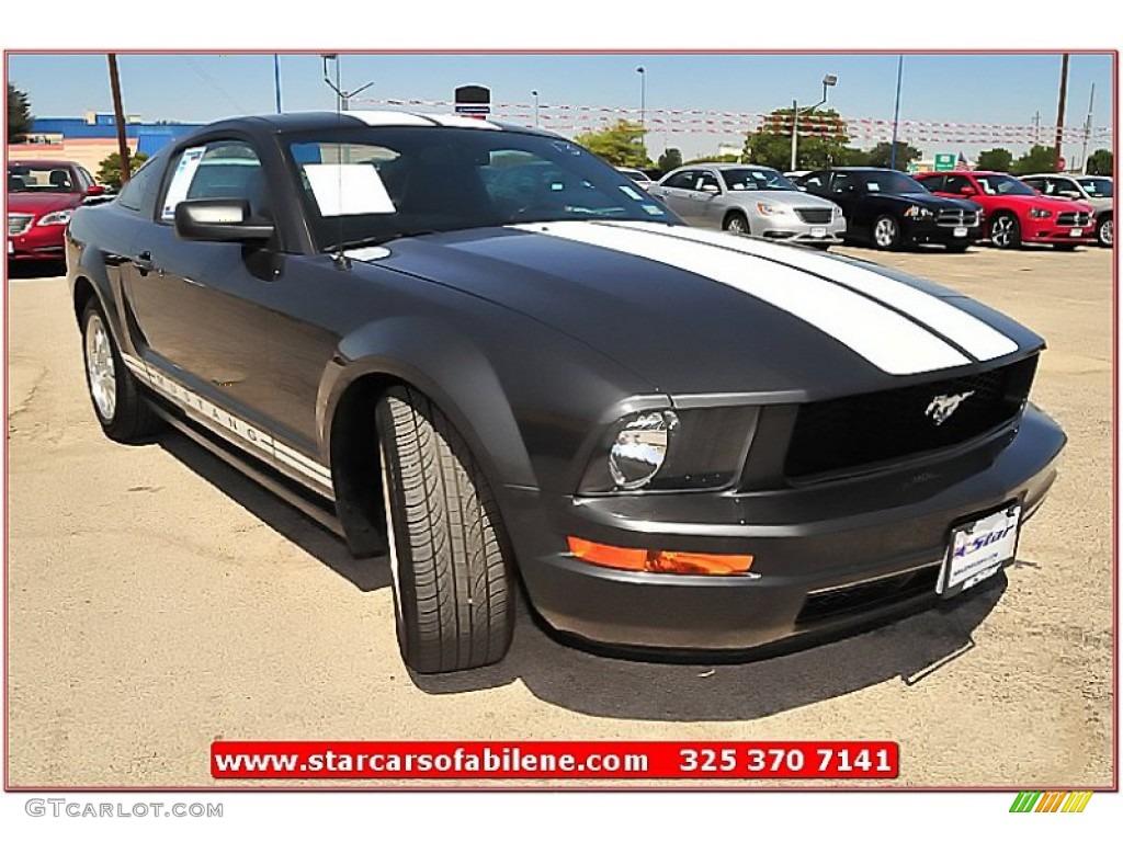 2007 Mustang V6 Premium Coupe - Alloy Metallic / Dark Charcoal photo #9