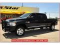 2009 Brilliant Black Crystal Pearl Dodge Ram 2500 Laramie Mega Cab 4x4  photo #1