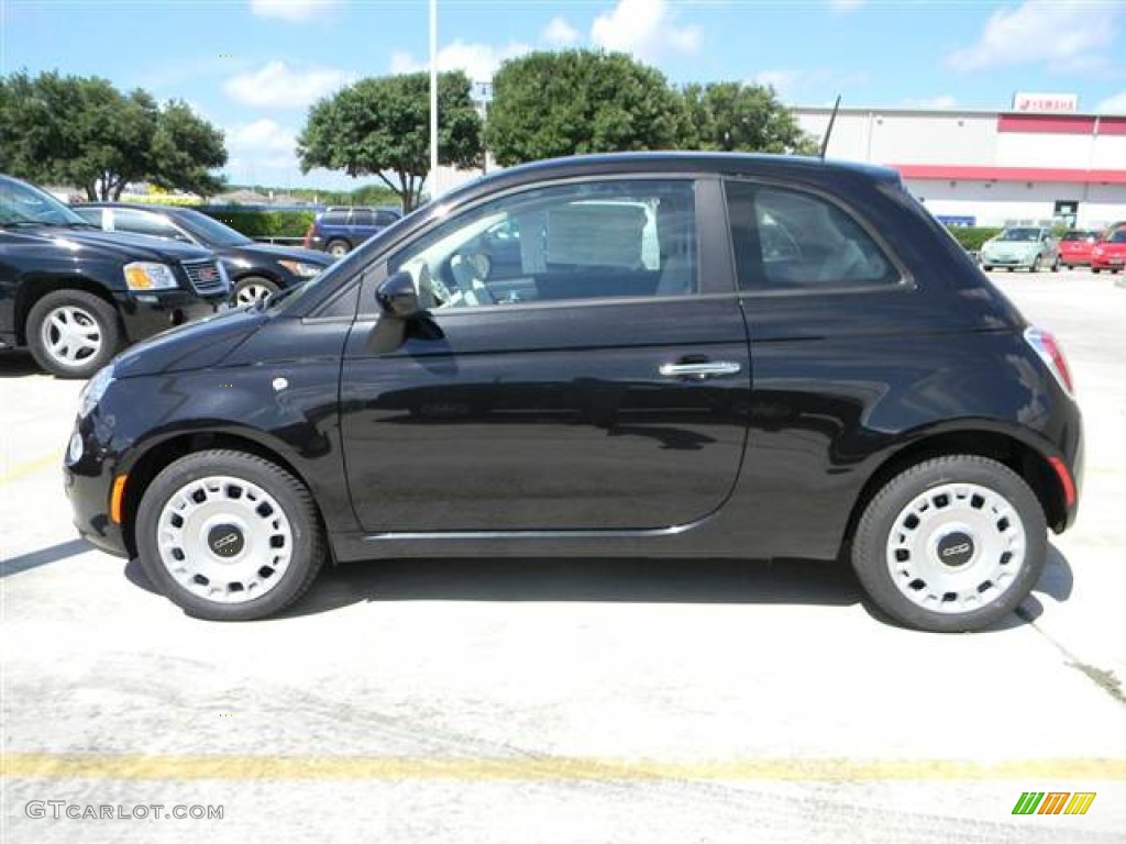 Nero (Black) 2012 Fiat 500 Pop Exterior Photo #68958980