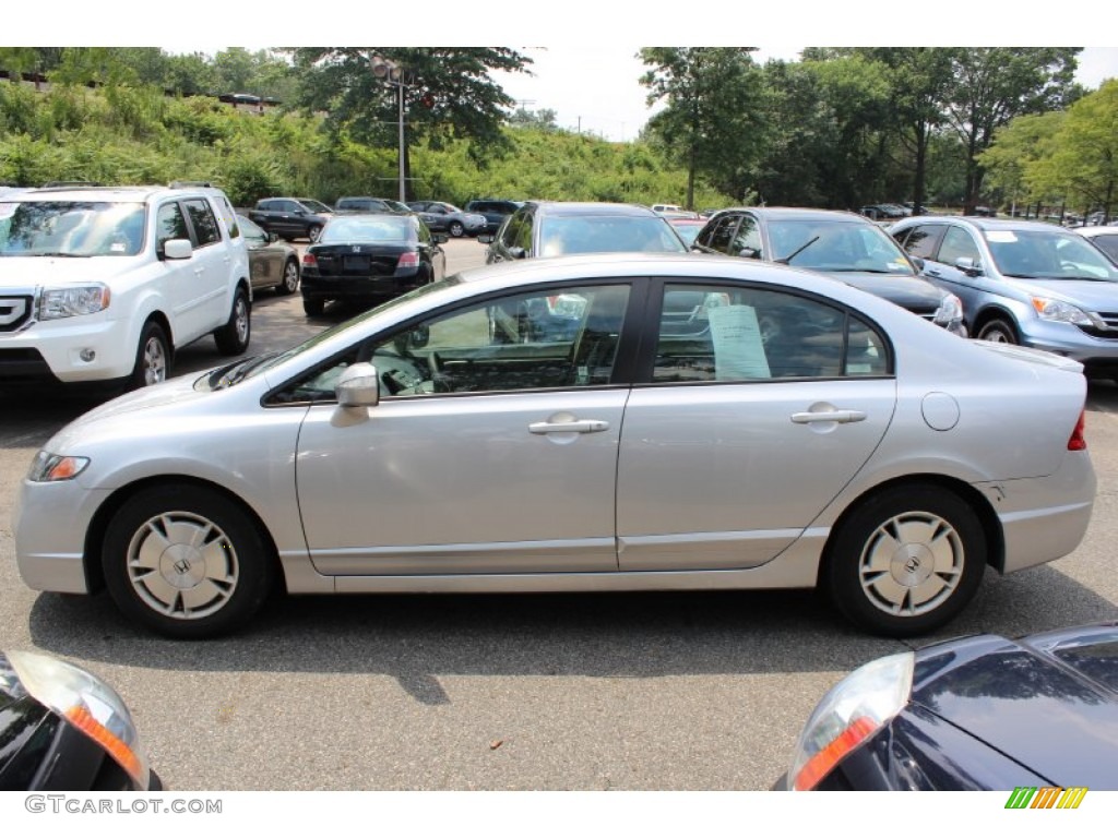 2010 Alabaster Silver Metallic Honda Civic Hybrid Sedan
