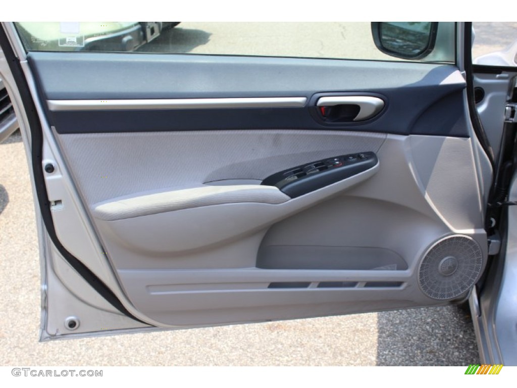 2010 Honda Civic Hybrid Sedan Blue Door Panel Photo #68959172