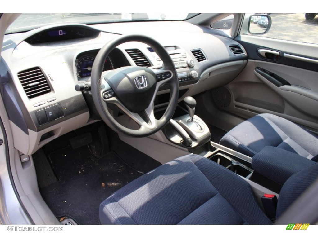 Blue Interior 2010 Honda Civic Hybrid Sedan Photo #68959181