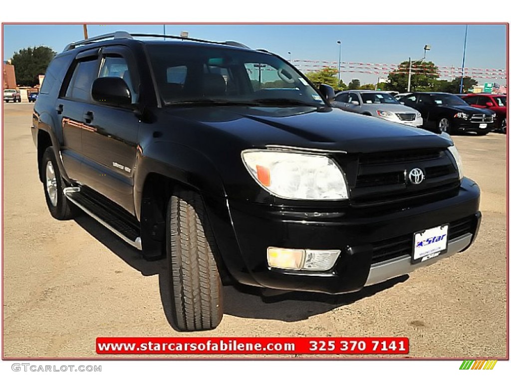 2004 4Runner Limited 4x4 - Black / Stone photo #10